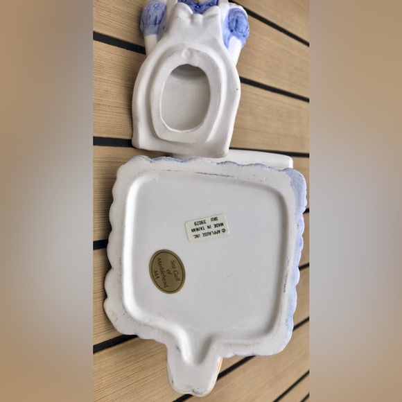 Vintage Porcelain Dresser Powder Jar APPLAUSE INC. Taiwan Sea Gull - Picture 4 of 9